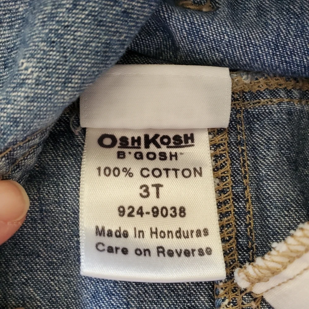 Oshkosh Denim Overall Dress.  Size 3T